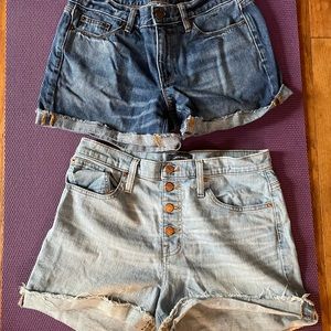 Pair of j crew shorts.